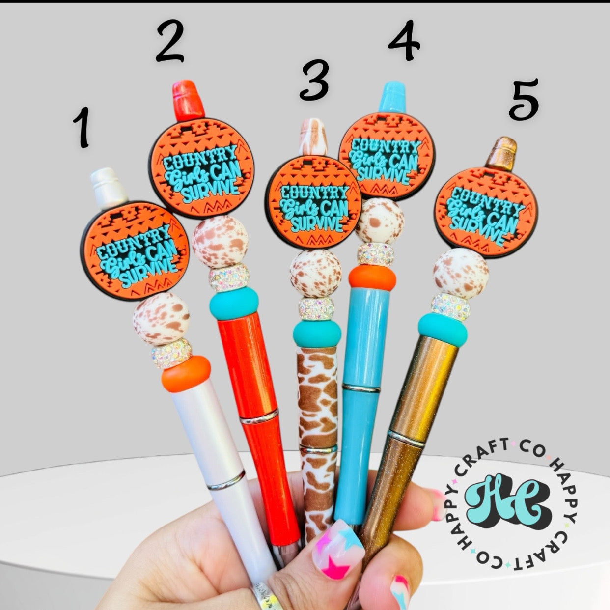 Country Girls Beaded Pen