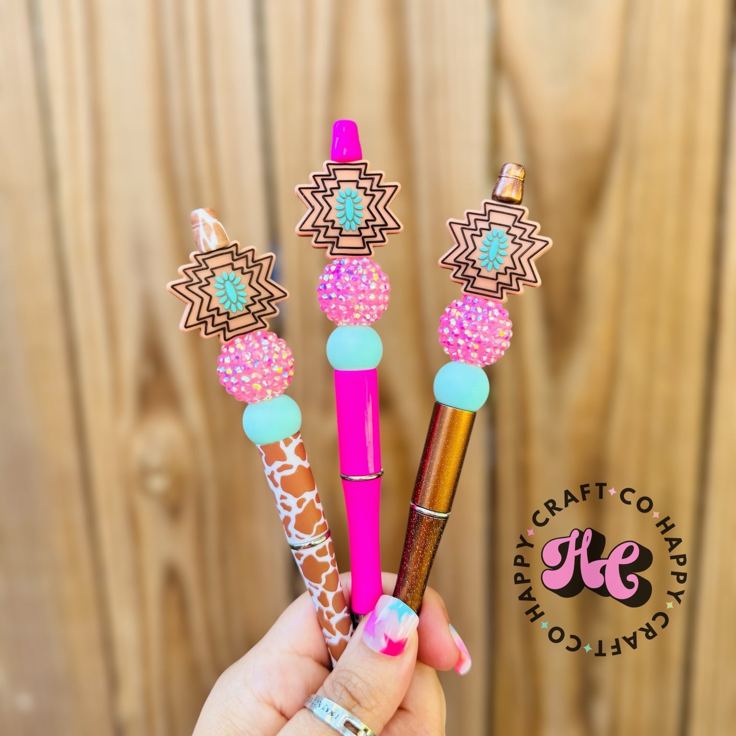 Western Aztec Beaded Pen