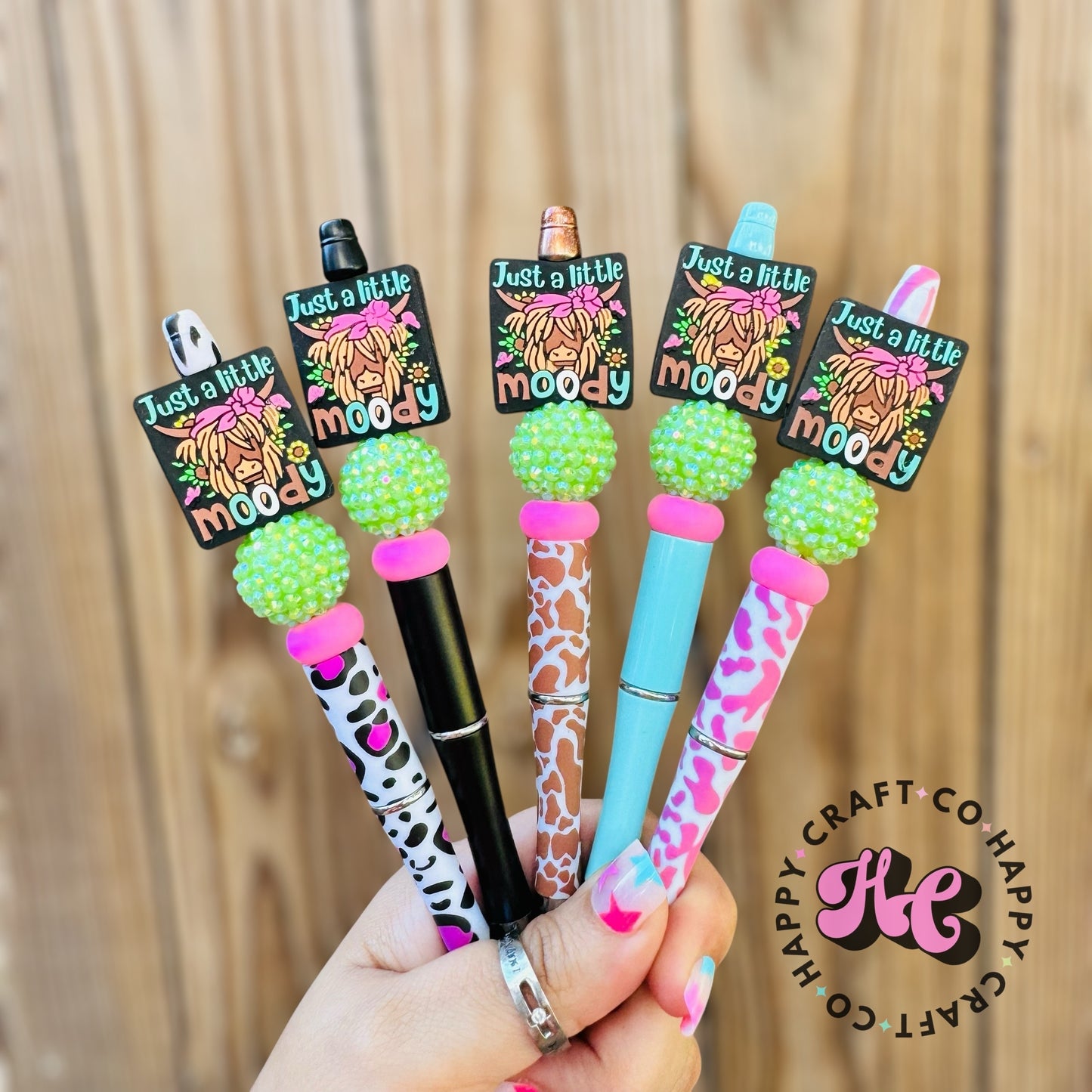 Just A Little Moody Beaded Pen