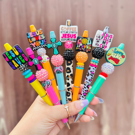 Religious Beaded Pen