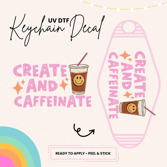 LUV DTF Sticker For Retro Motel Keychain- Ready To Apply- No Heat Needed - Ready to Ship!