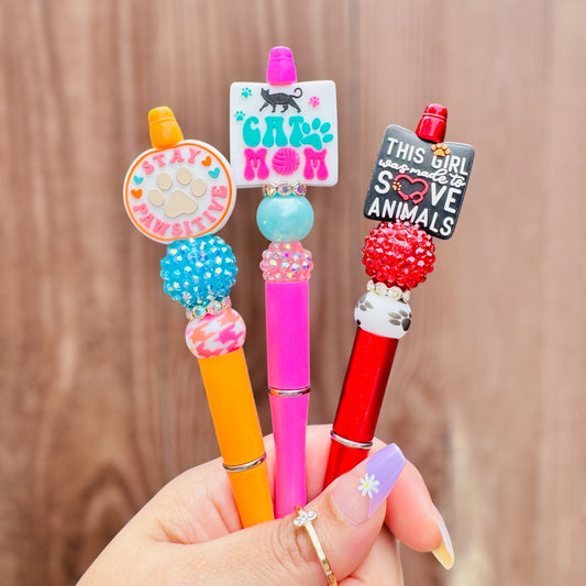 Fur Mom Beaded Pen
