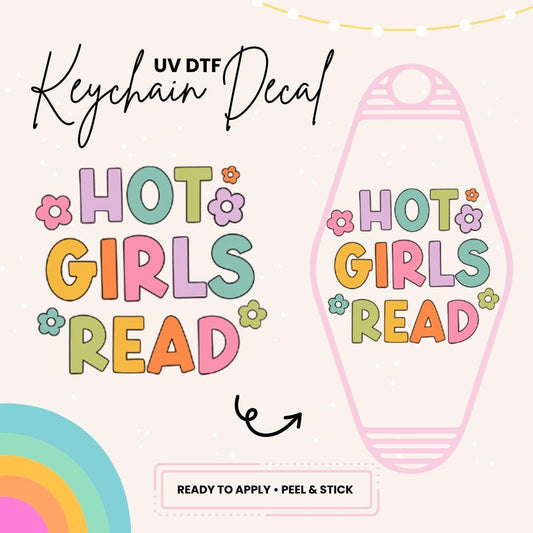 UV DTF Sticker For Retro Motel Keychain- Ready To Apply- No Heat Needed - Ready to Ship!