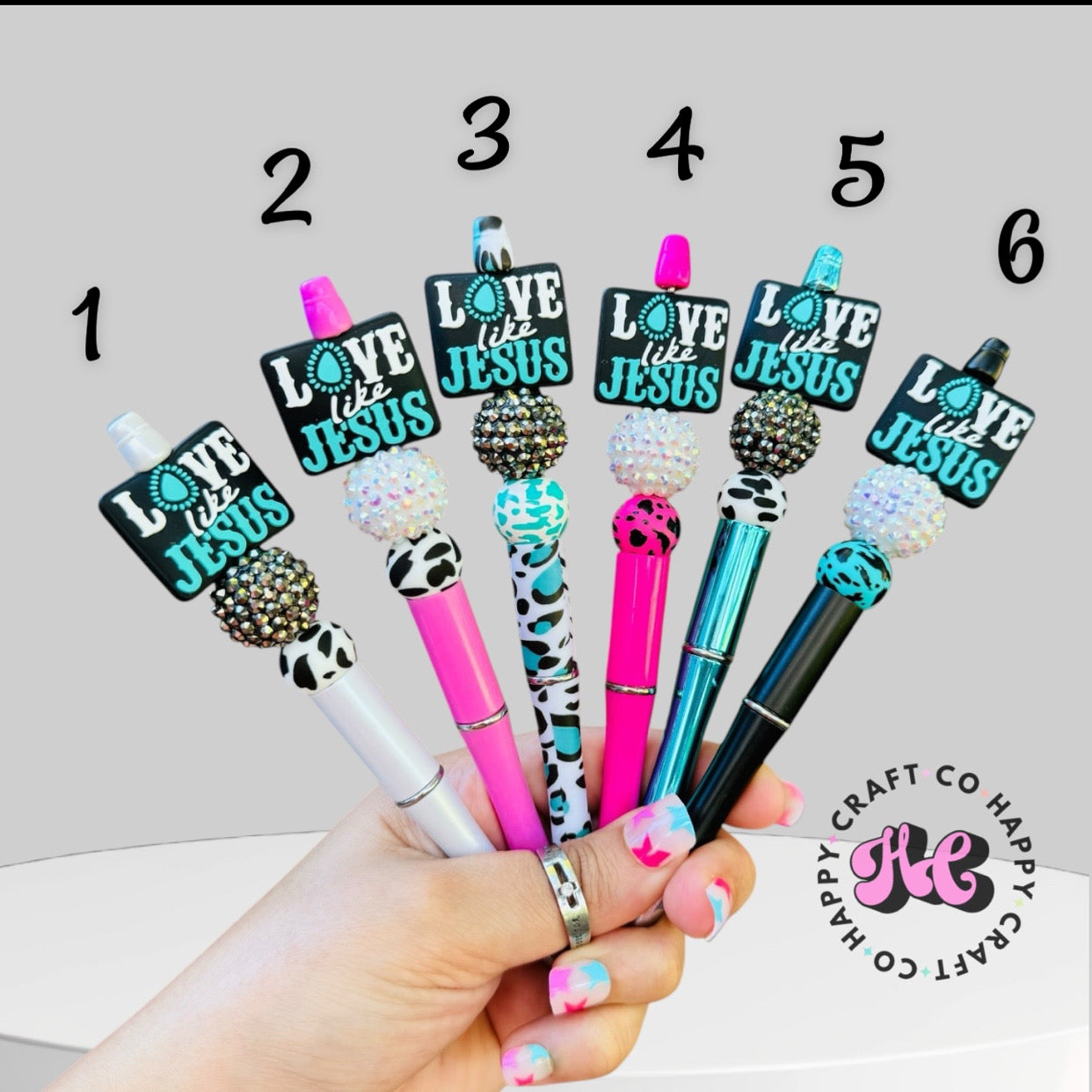 Love Like Jesus Beaded Pen