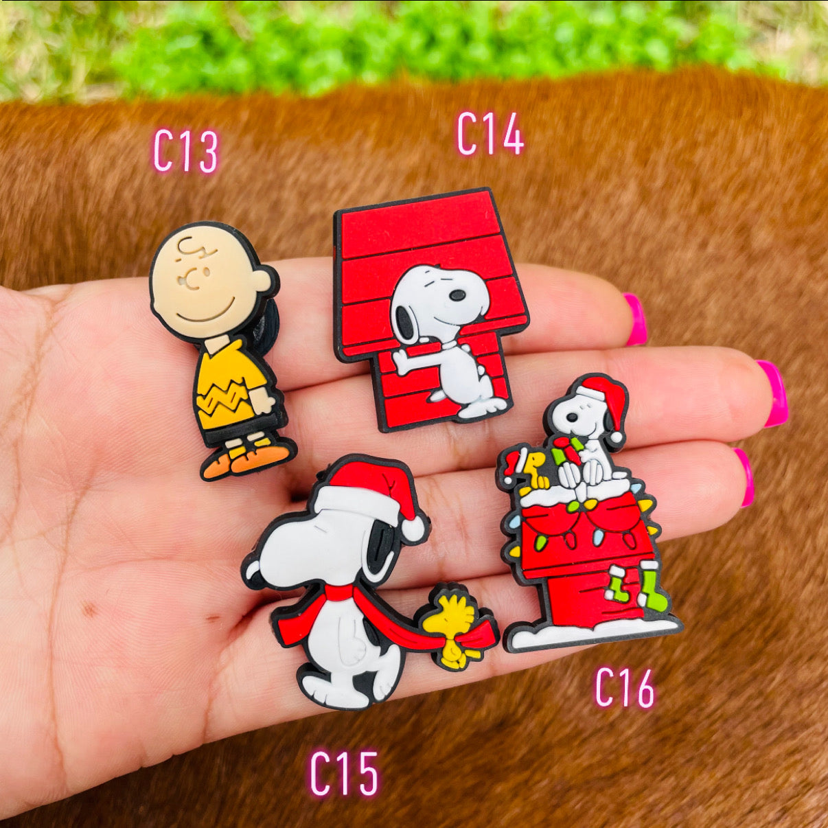 Snoopy Christmas Charms