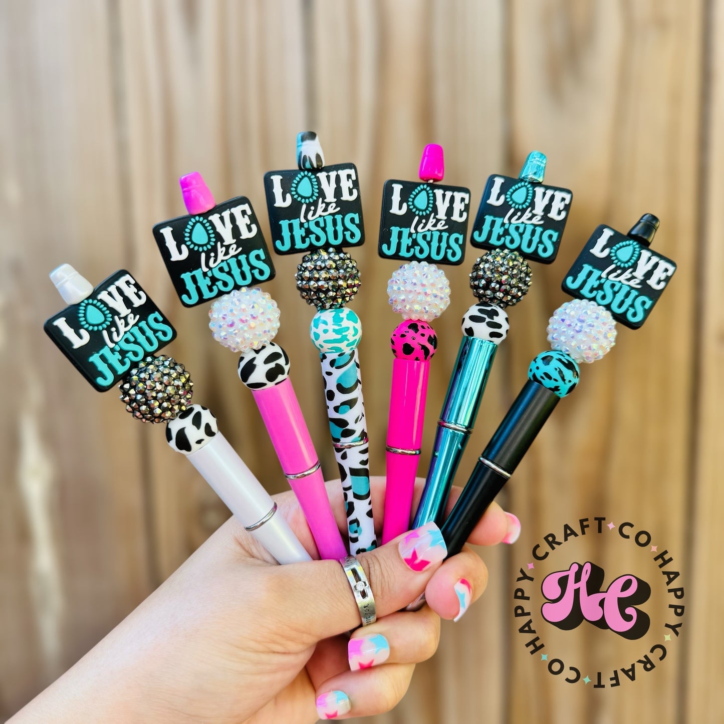 Love Like Jesus Beaded Pen