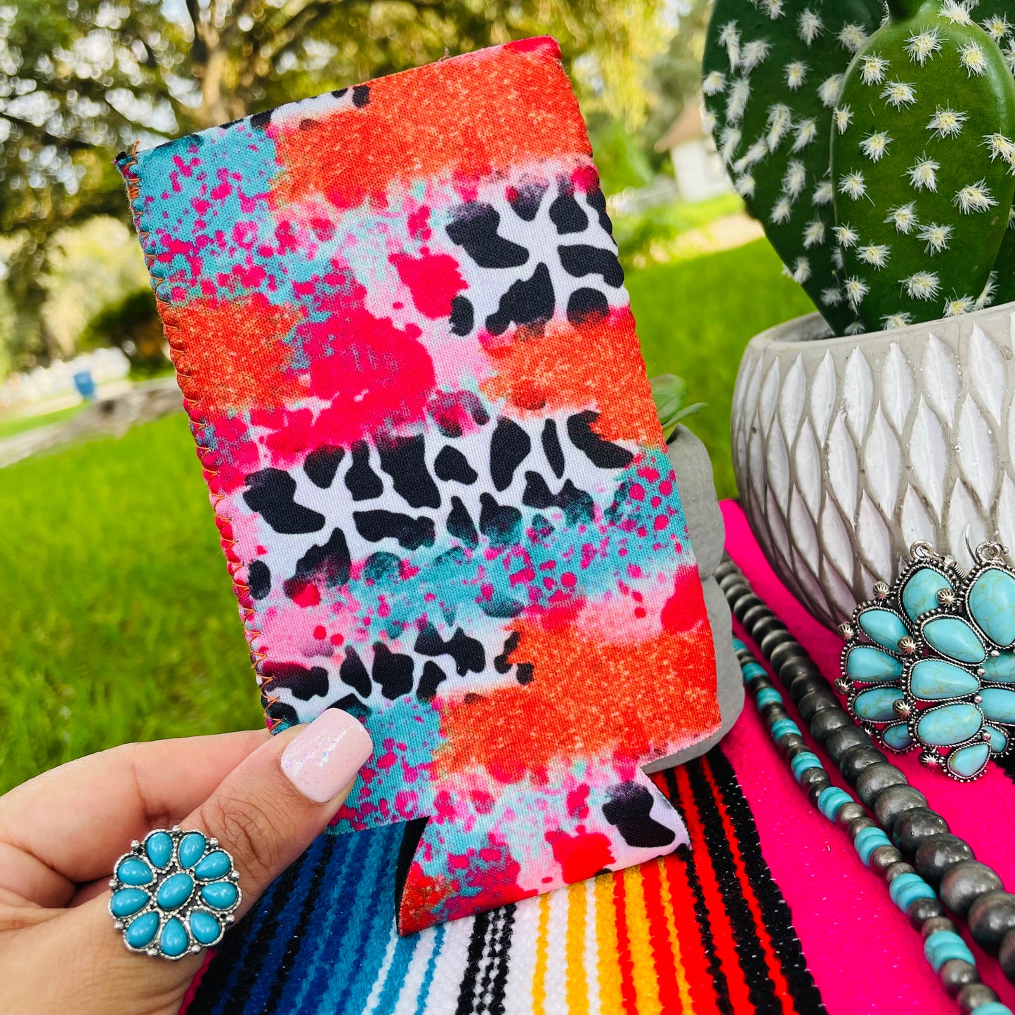 ⚡️TALL SLIM⚡️
 Cow Print Watersplash