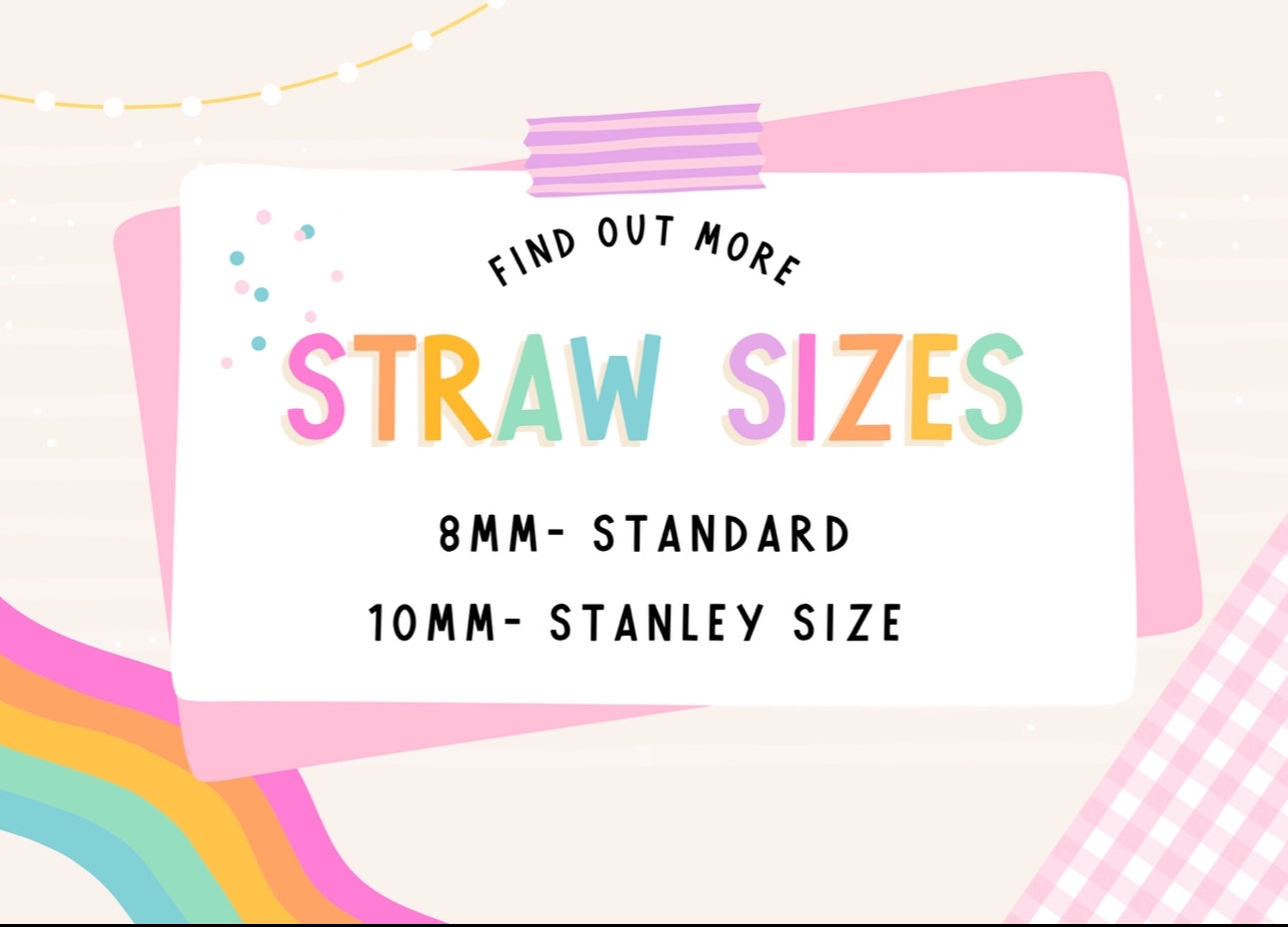 Texas Straw Topper | Tumbler Accessories | Straw Cover | Fits 8mm/10mm Straws | Straw Topper