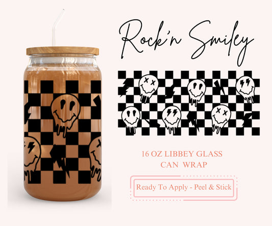 UV DTF Libbey Glass Can Wrap - Ready To Apply - Peel & Stick