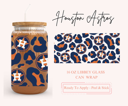 UV DTF Libbey Glass Can Wrap - Ready To Apply - Peel & Stick