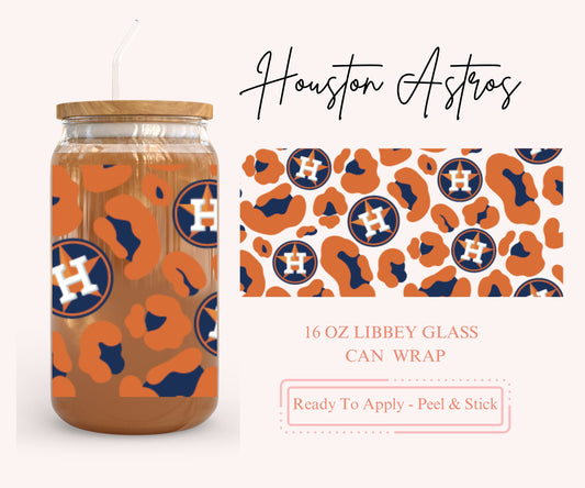 UV DTF Libbey Glass Can Wrap - Ready To Apply - Peel & Stick