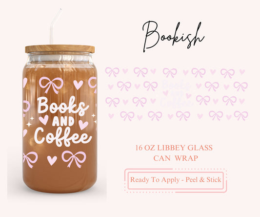 UV DTF Libbey Glass Can Wrap - Ready To Apply - Peel & Stick