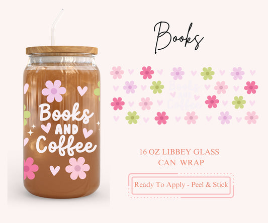 UV DTF Libbey Glass Can Wrap - Ready To Apply - Peel & Stick