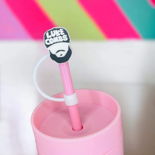 Cowgirl Starry Hat Straw Topper | Tumbler Accessories | Straw Cover | Fits 8mm/10mm Straws | Straw Topper