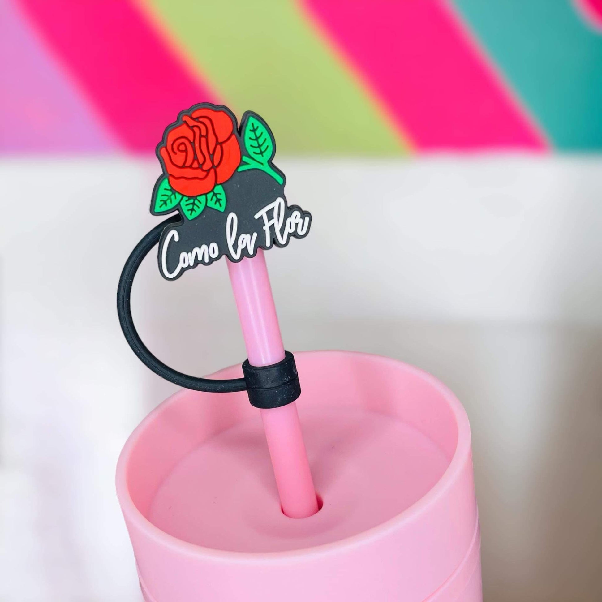 Singer Straw Topper | Tumbler Accessories | Straw Cover | Fits 8mm/10mm Straws | Straw Topper