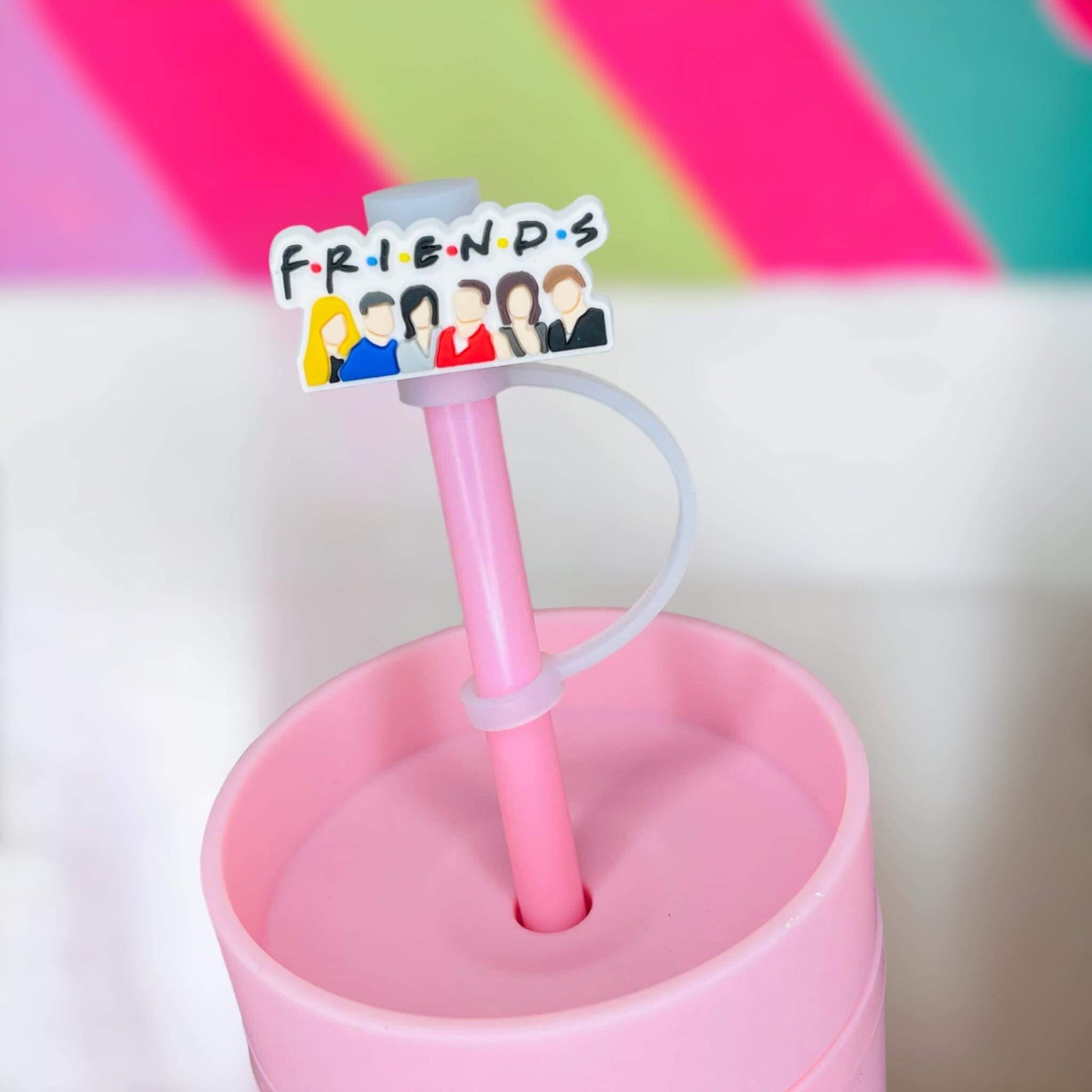 Friends Straw Topper | Tumbler Accessories | Straw Cover | Fits 8mm/10mm Straws | Straw Topper