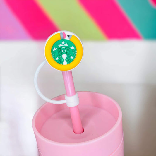 Teacher Pencil Straw Topper | Tumbler Accessories | Straw Cover | Fits 8mm/10mm Straws | Straw Topper