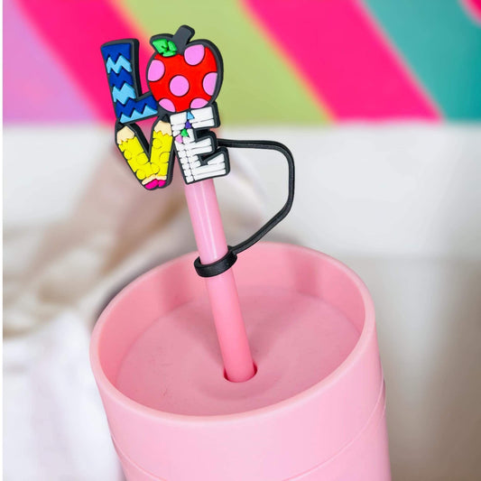 Cowgirl Starry Hat Straw Topper | Tumbler Accessories | Straw Cover | Fits 10mm Straws | Straw Topper