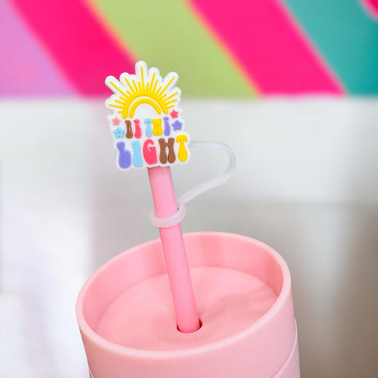 Be The Light Straw Topper | Tumbler Accessories | Straw Cover | Fit For 10mm Straws | Straw Topper
