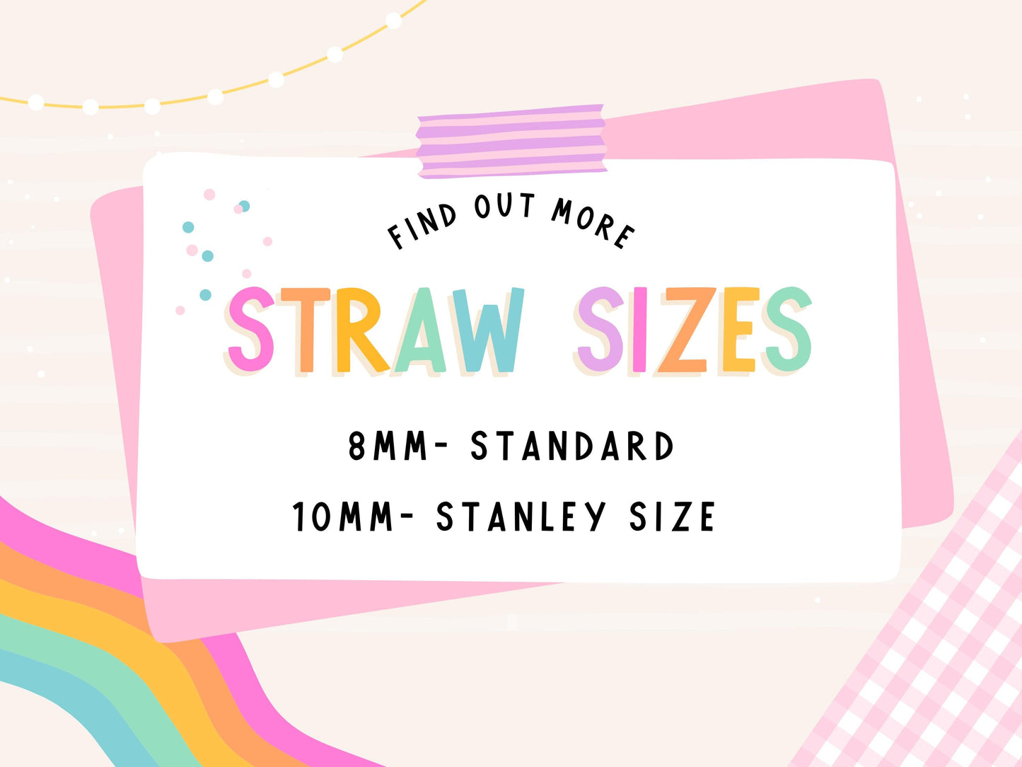 T. Swift 1989 Straw Topper | Tumbler Accessories | Straw Cover | Fits 10mm Straws | Straw Topper