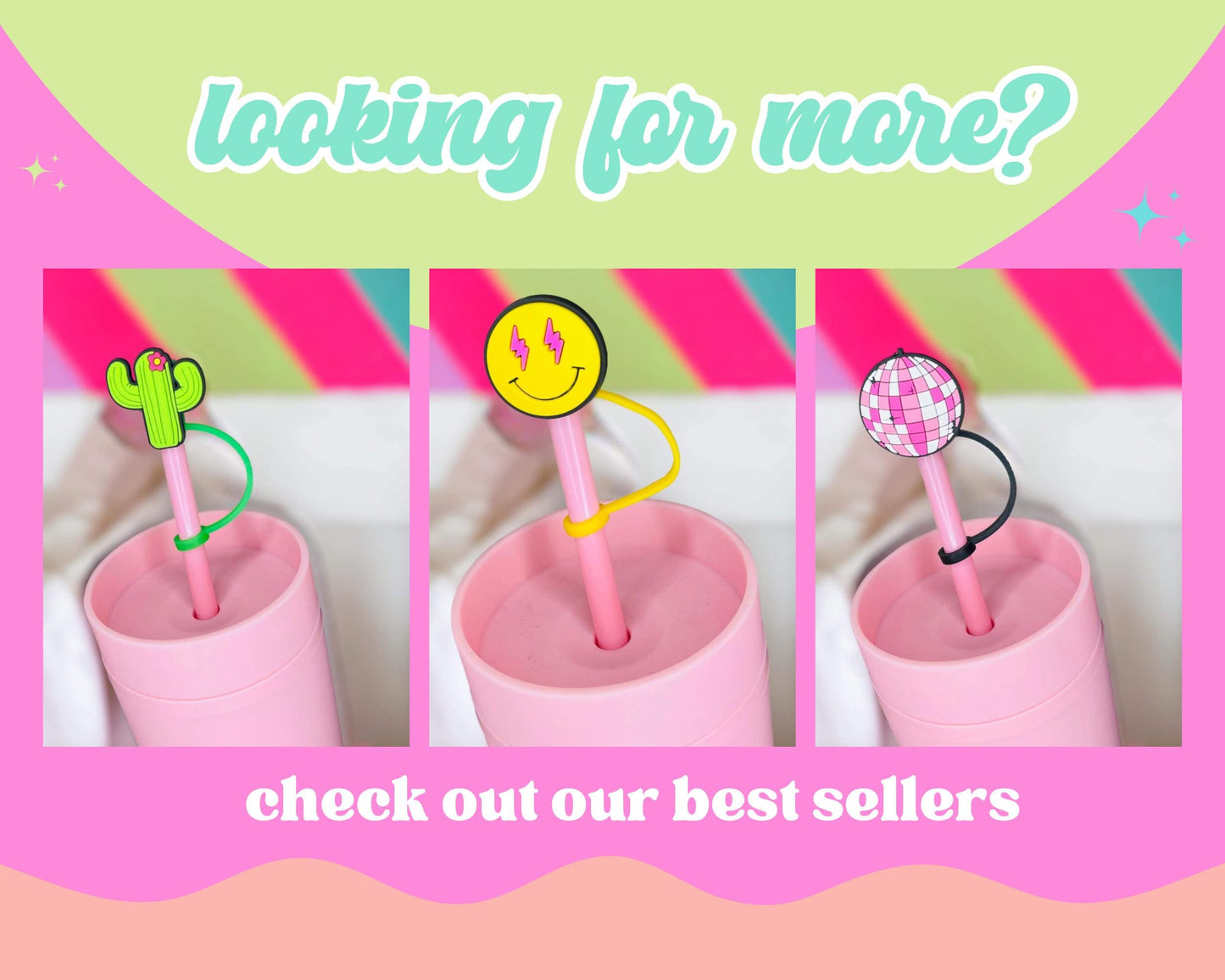 Just Believe In Your Dreams Straw Topper | Tumbler Accessories | Straw Cover | Fits 8mm/10mm Straws | Straw Topper