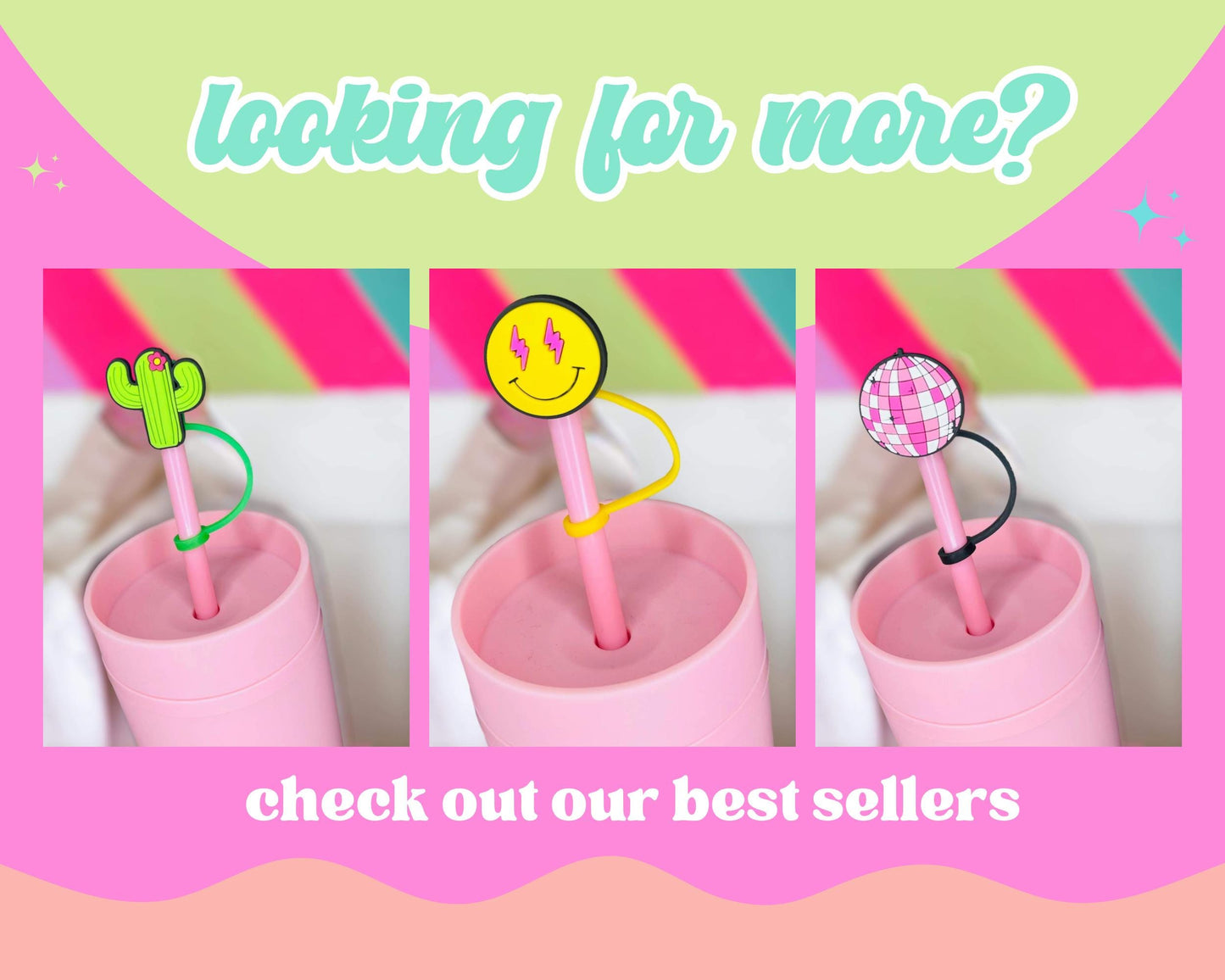 Swiftie Straw Topper | Tumbler Accessories | Straw Cover | Fits 10mm Straws | Straw Topper