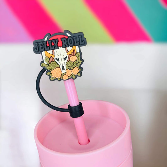 Jelly R. Straw Topper | Tumbler Accessories | Straw Cover | Fits 8mm/10mm Straws | Straw Topper