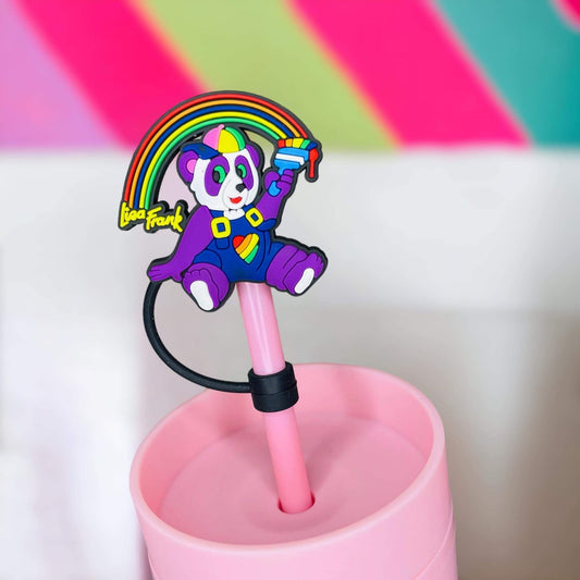 Bear Straw Topper | Tumbler Accessories | Straw Cover | Fits 8mm/10mm Straws | Straw Topper