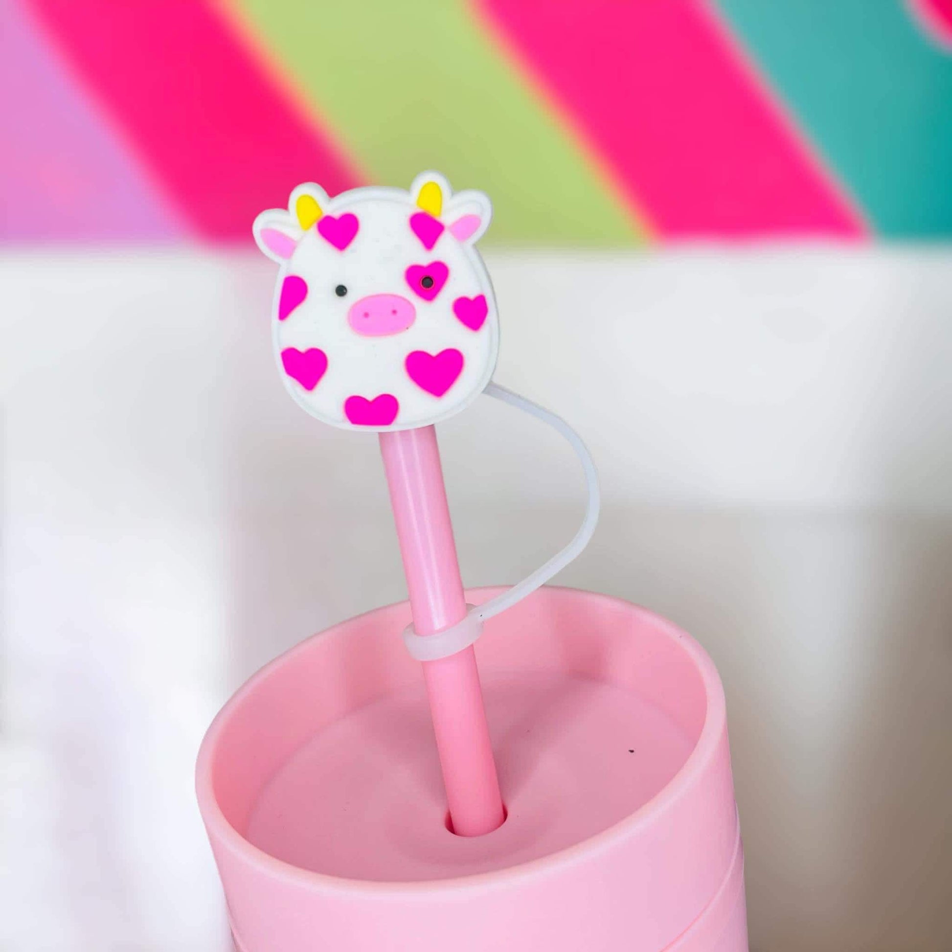 Squishmallow Straw Topper | Tumbler Accessories | Straw Cover | Fits 8mm/10mm Straws | Straw Topper