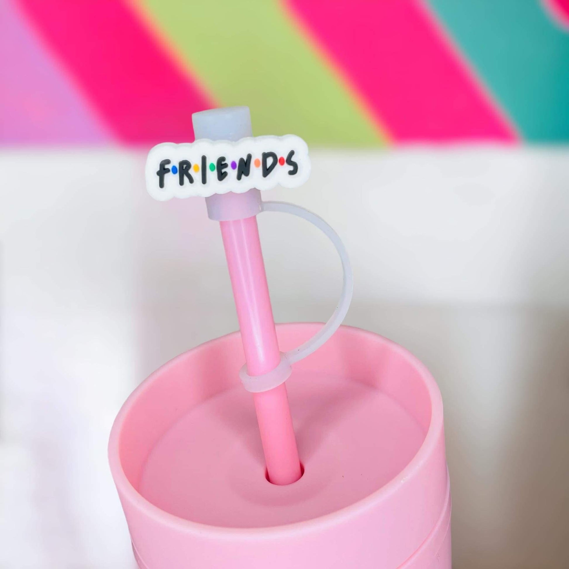 Friends Straw Topper | Tumbler Accessories | Straw Cover | Fits 8mm/10mm Straws | Straw Topper