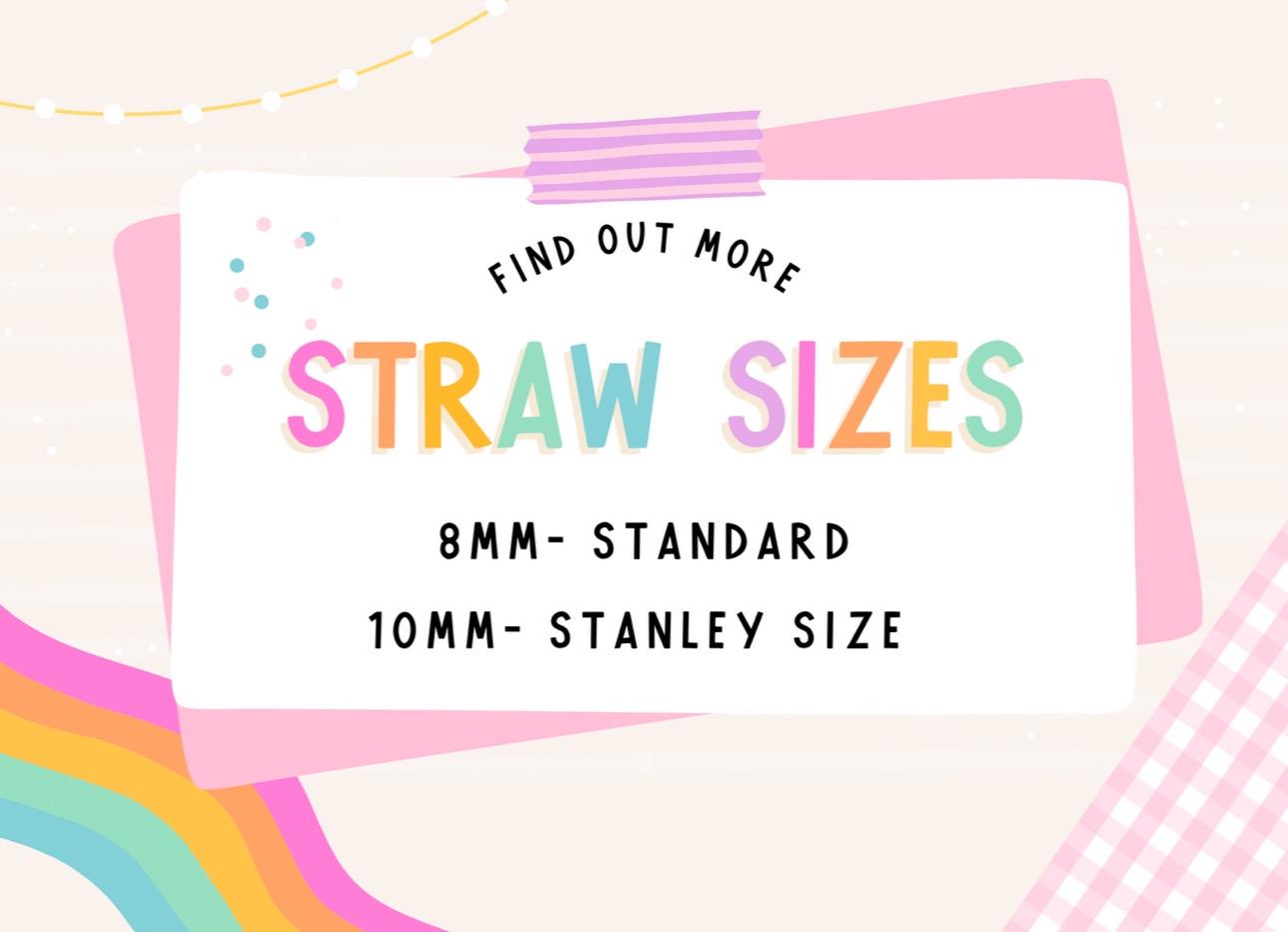 Do What Makes You Happy Straw Topper | Tumbler Accessories | Straw Cover | Fit For 10mm Straws | Straw Topper