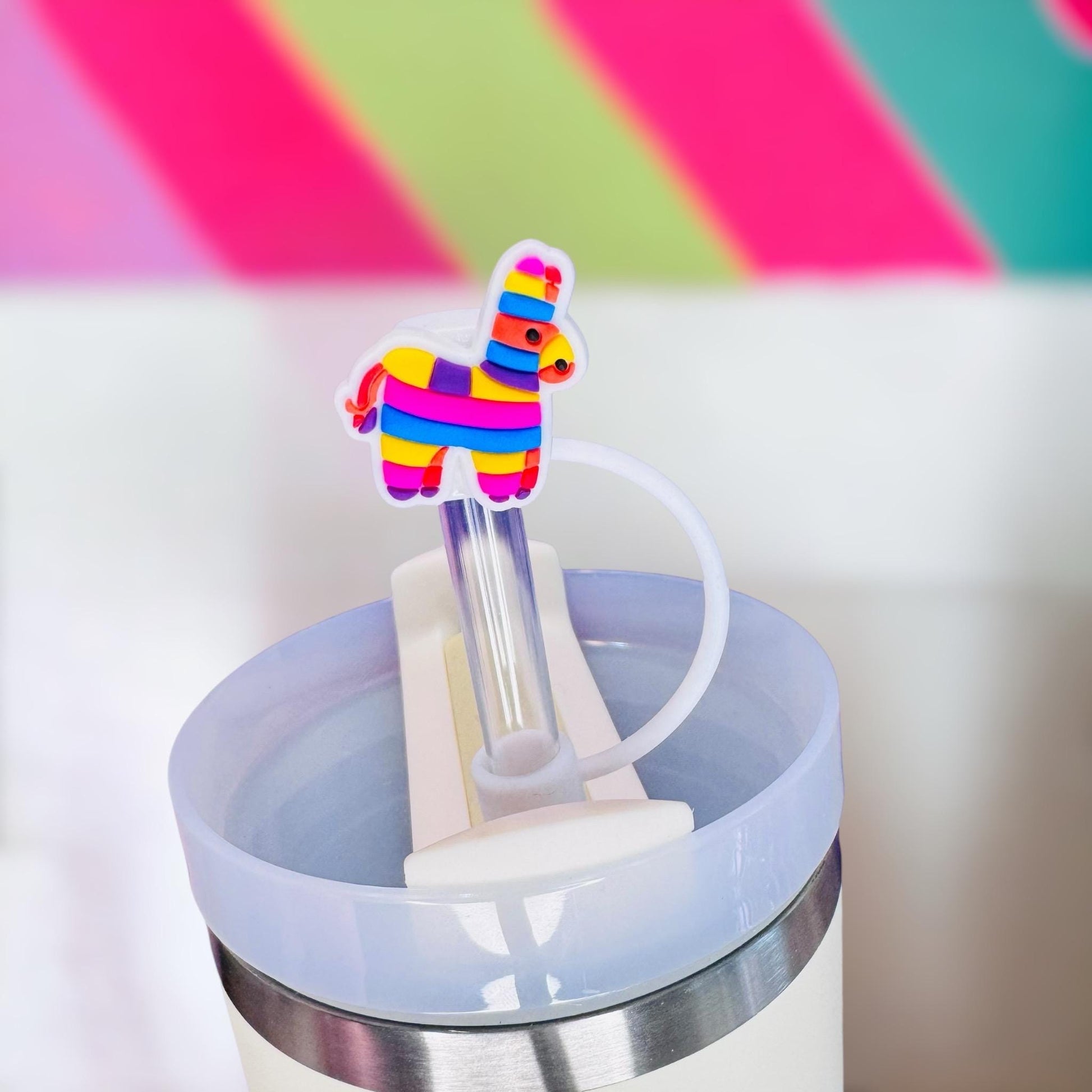 Donky Straw Topper | Tumbler Accessories | Straw Cover | Fits 10mm Straws | Straw Topper