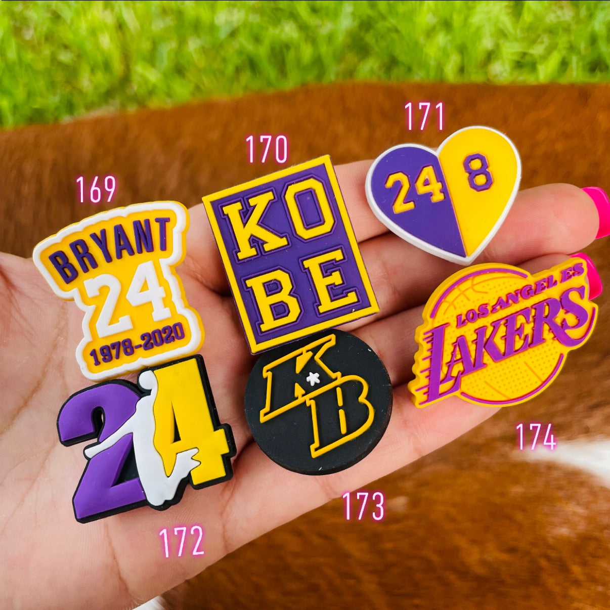 Kobe Bryant Charms