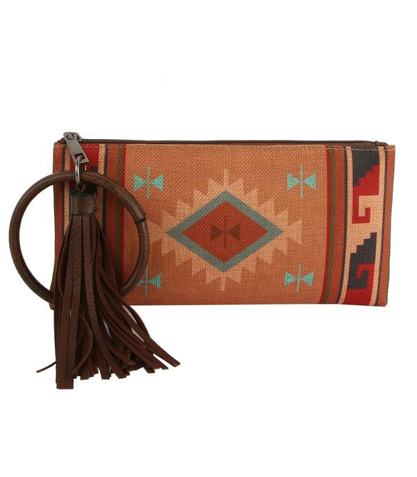 Aztec Fringe Bangle Clutch
