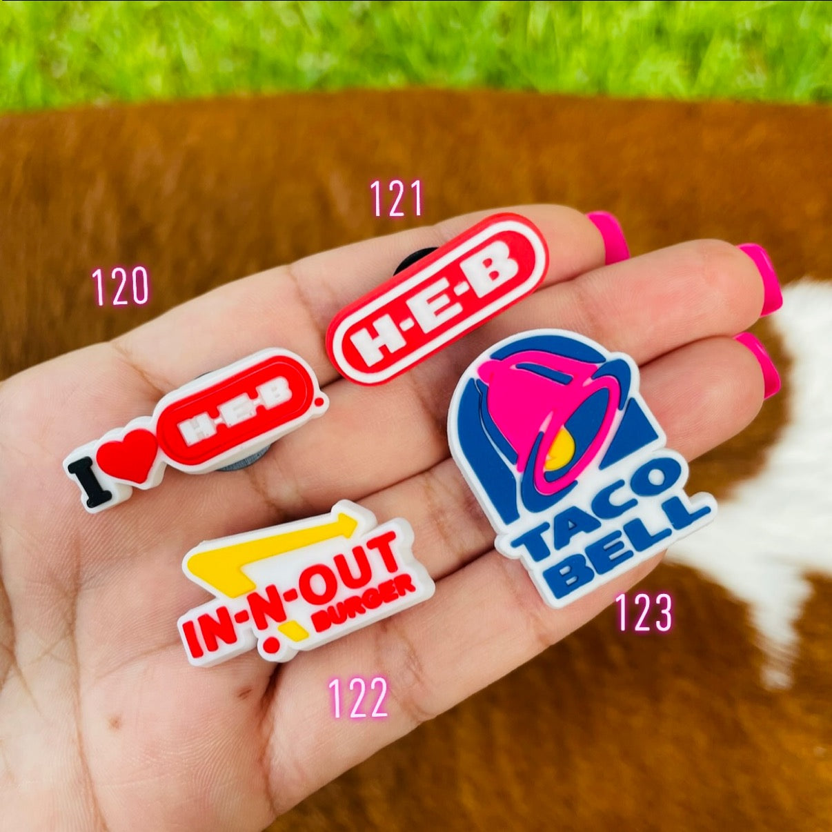 HEB & Fast Food Charms