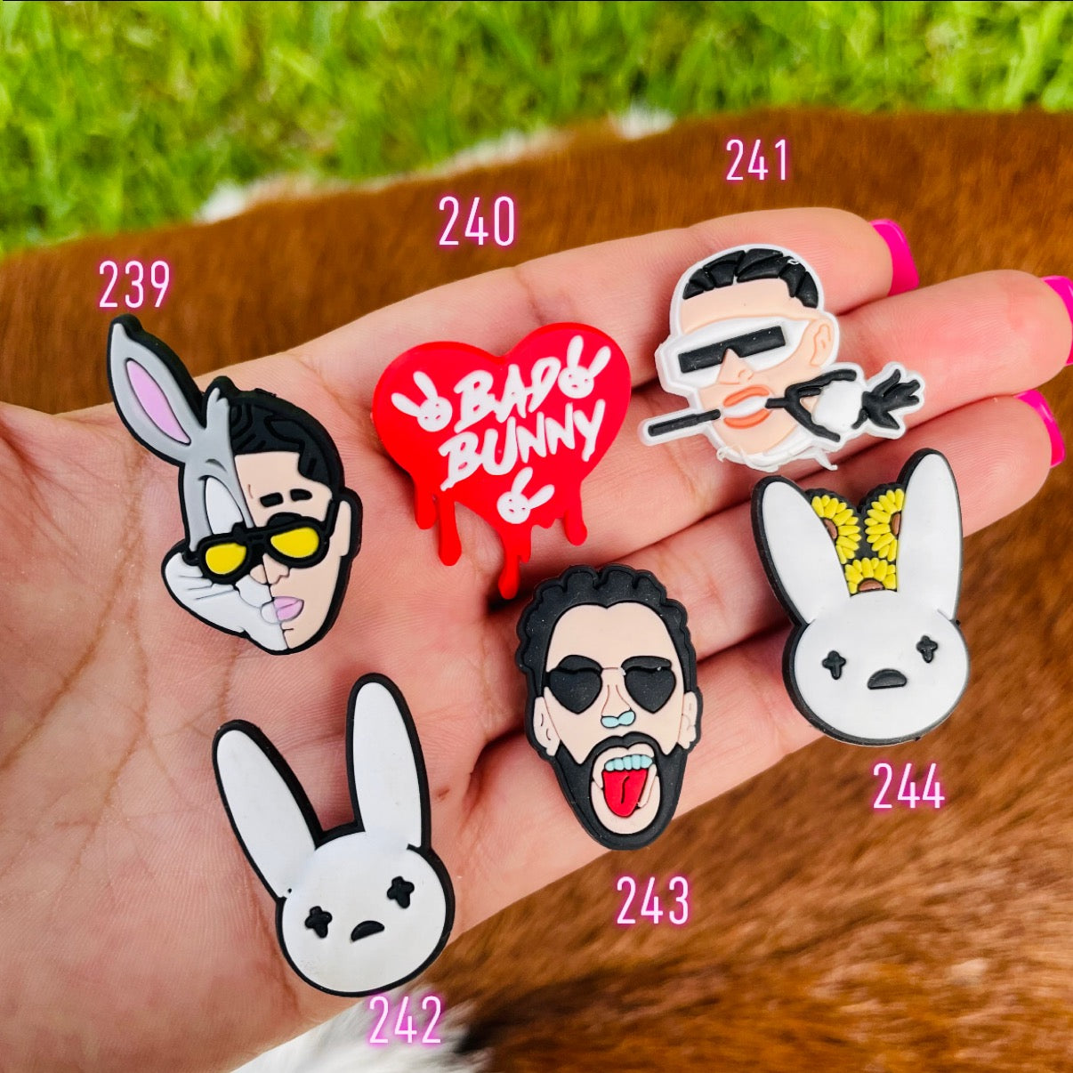 Bad Bunny Pt.1 Charms