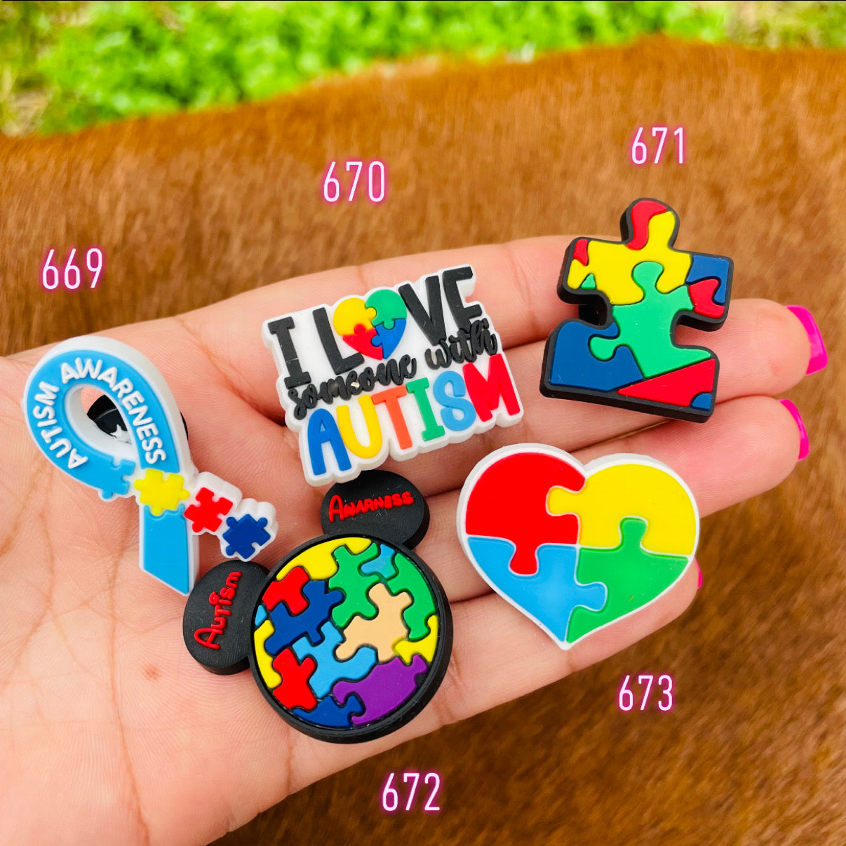 Autism Awareness Charms