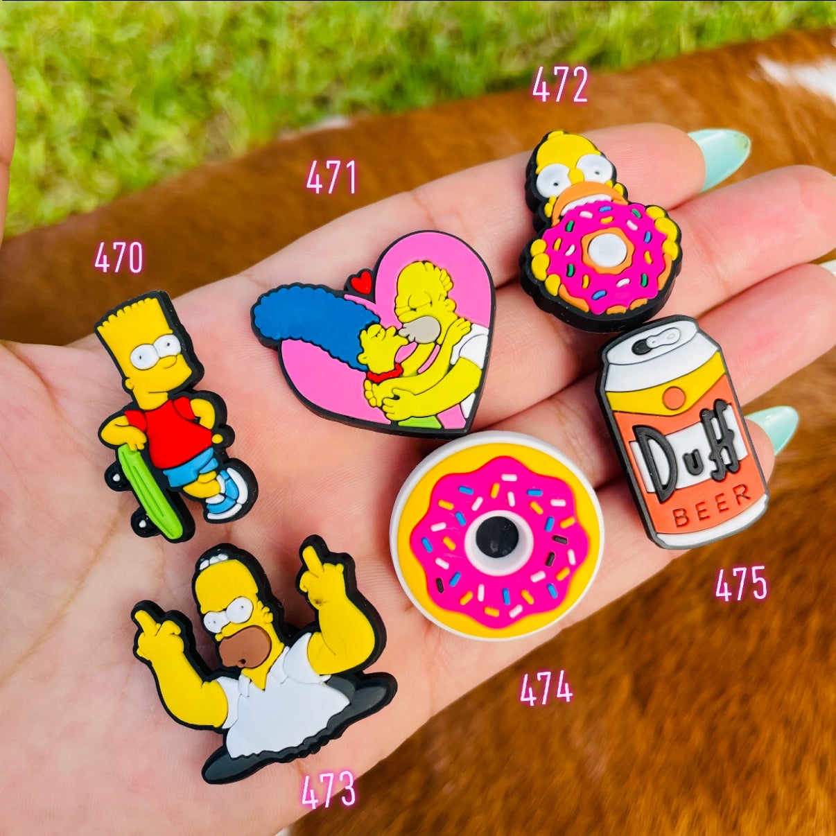 Simpsons Charms