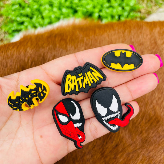Batman Spider-Man Charms