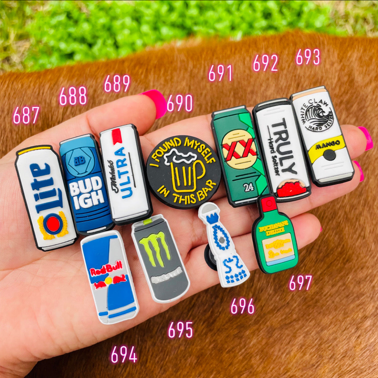 Alcoholic Beverage Charms