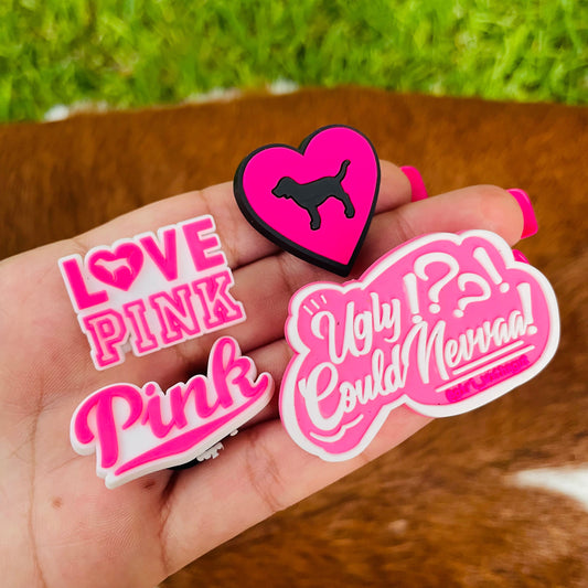 Love Pink Charms